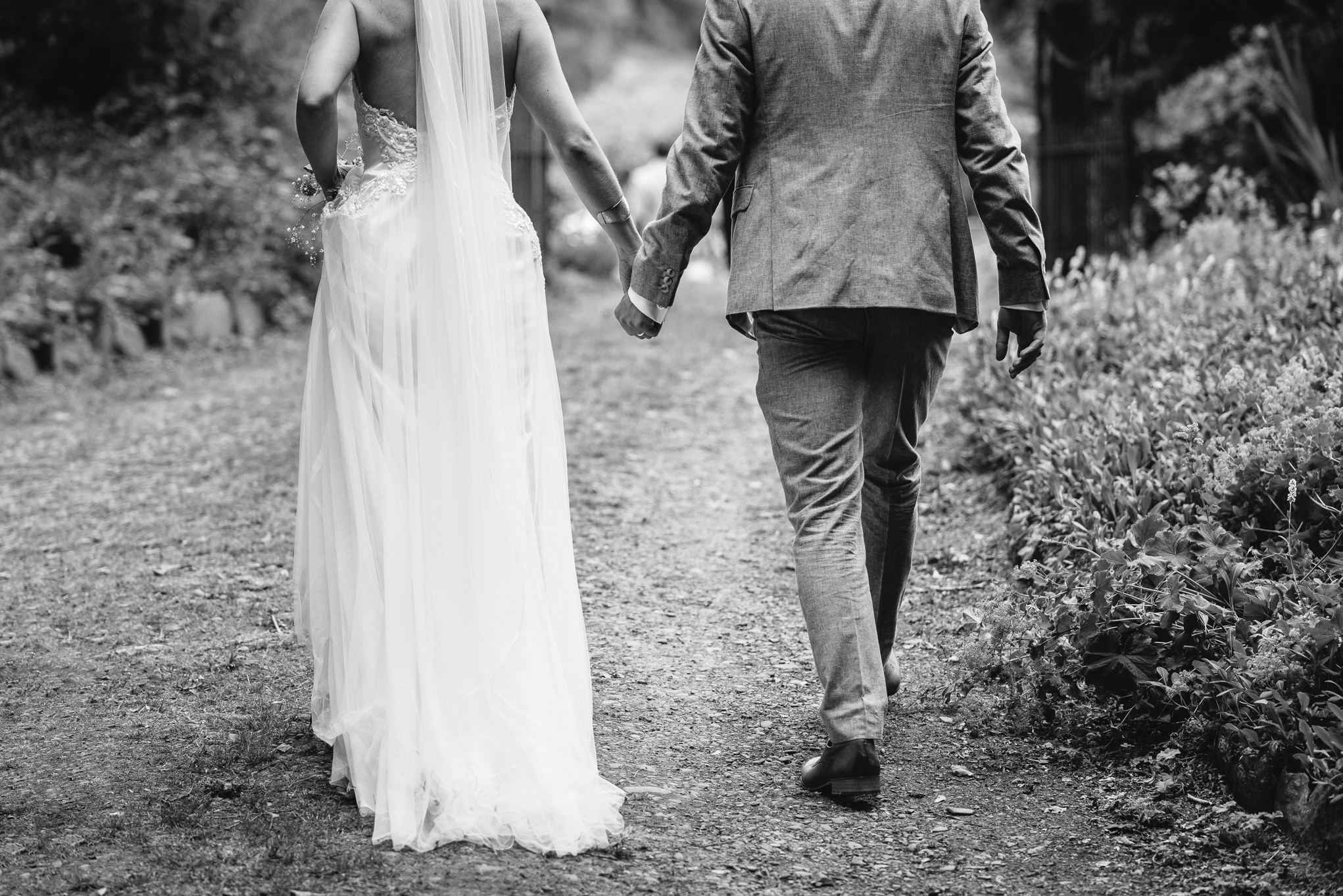 Copy of Bride &amp; Groom Walking