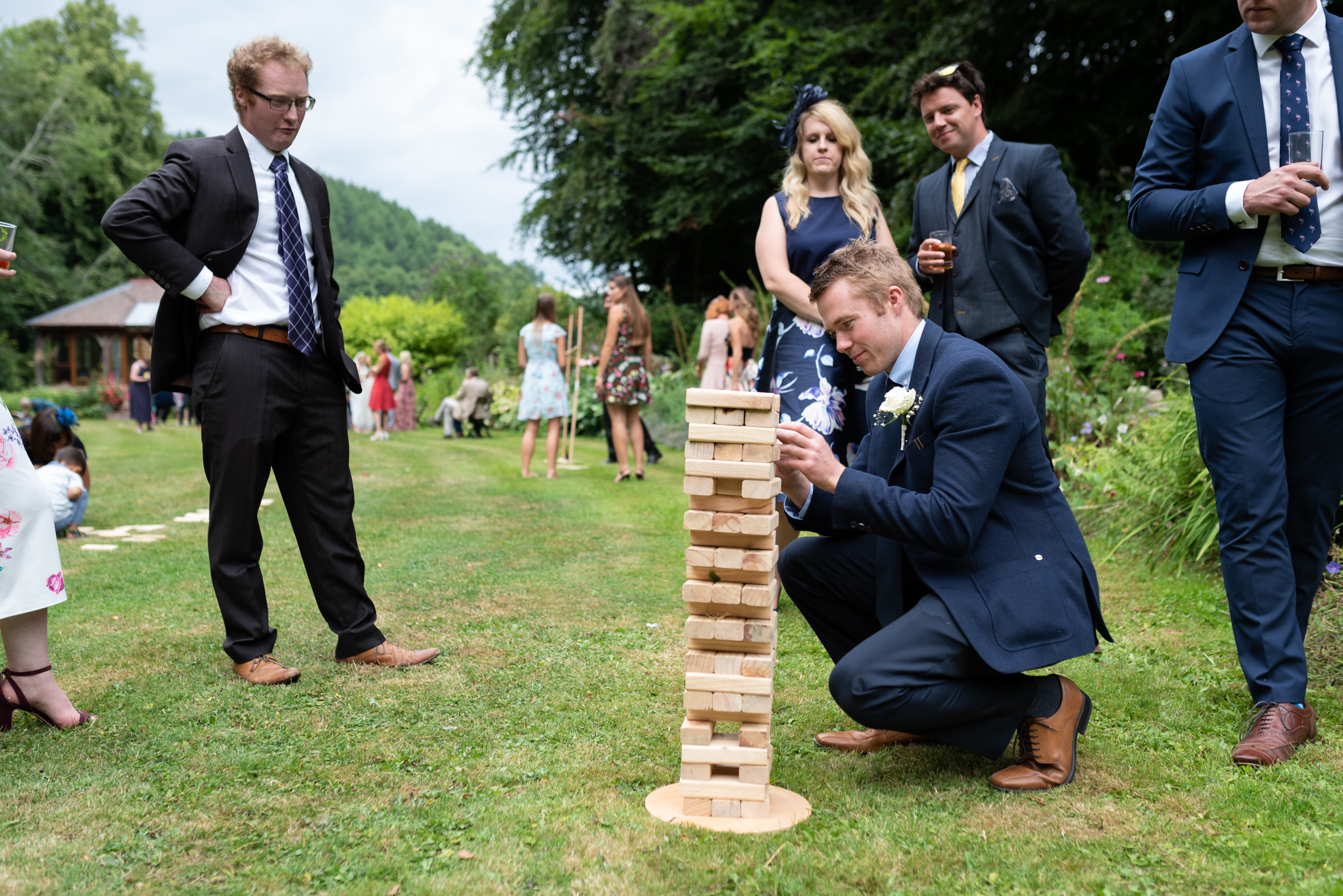 Copy of Guests playing Wedding Games at Reception