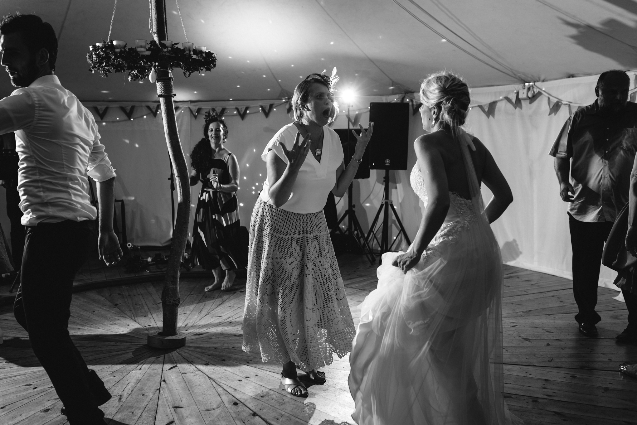Copy of Bride &amp; Guests Dancing at Wedding Party