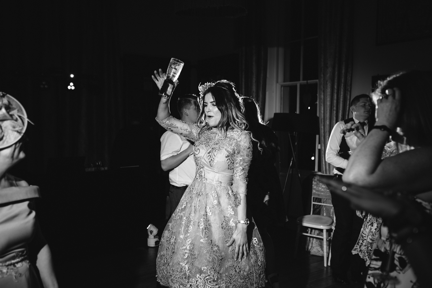 Party time at wedding