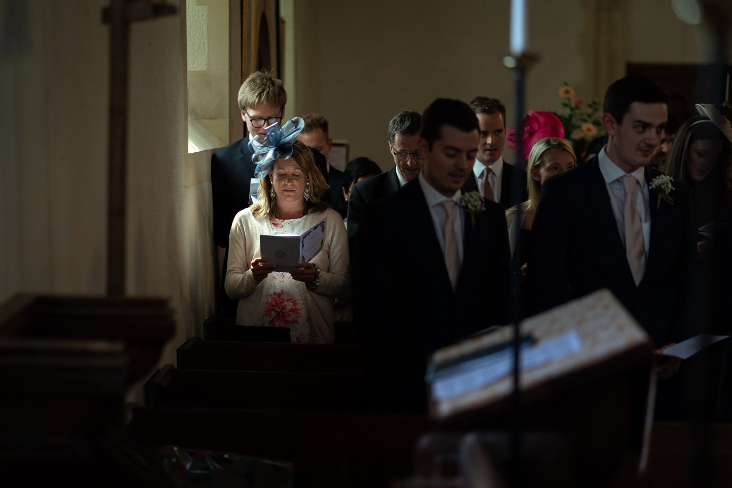 Guests at church