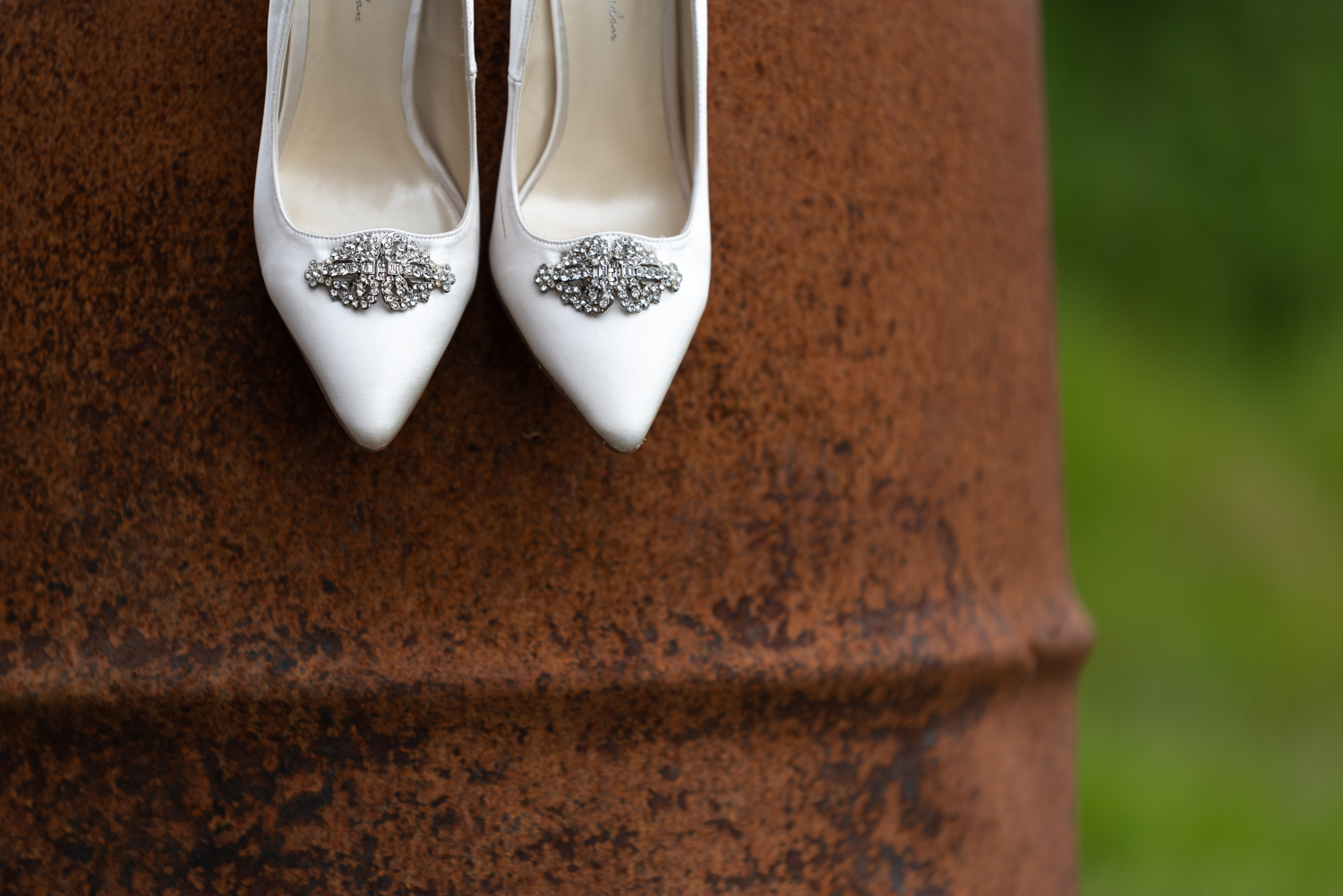 Brides wedding shoes