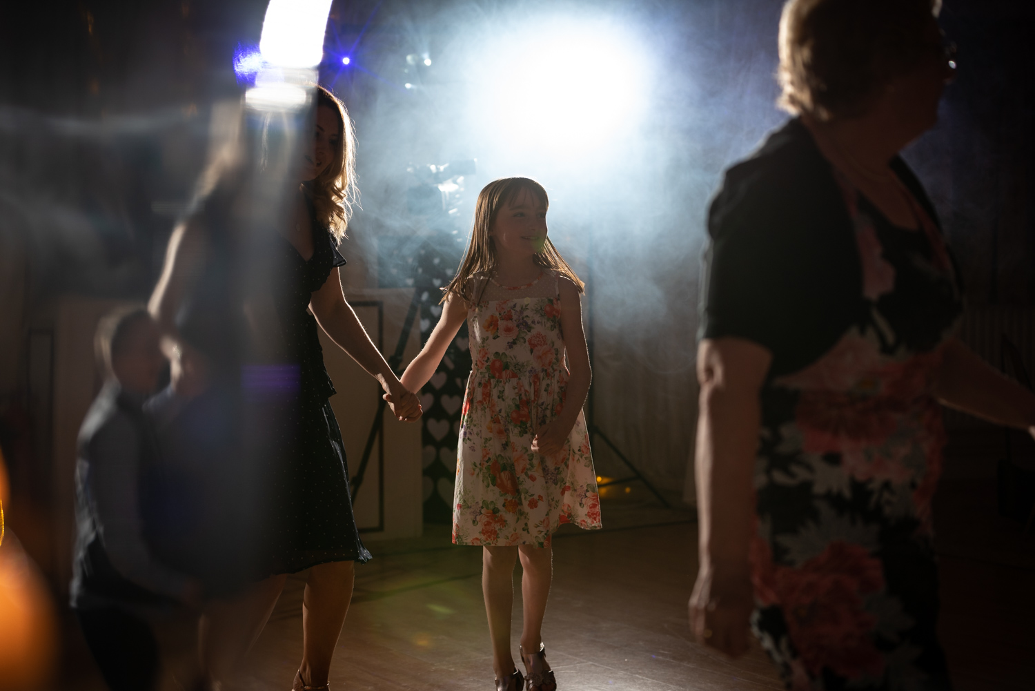 Dancing at Albright Hussey wedding