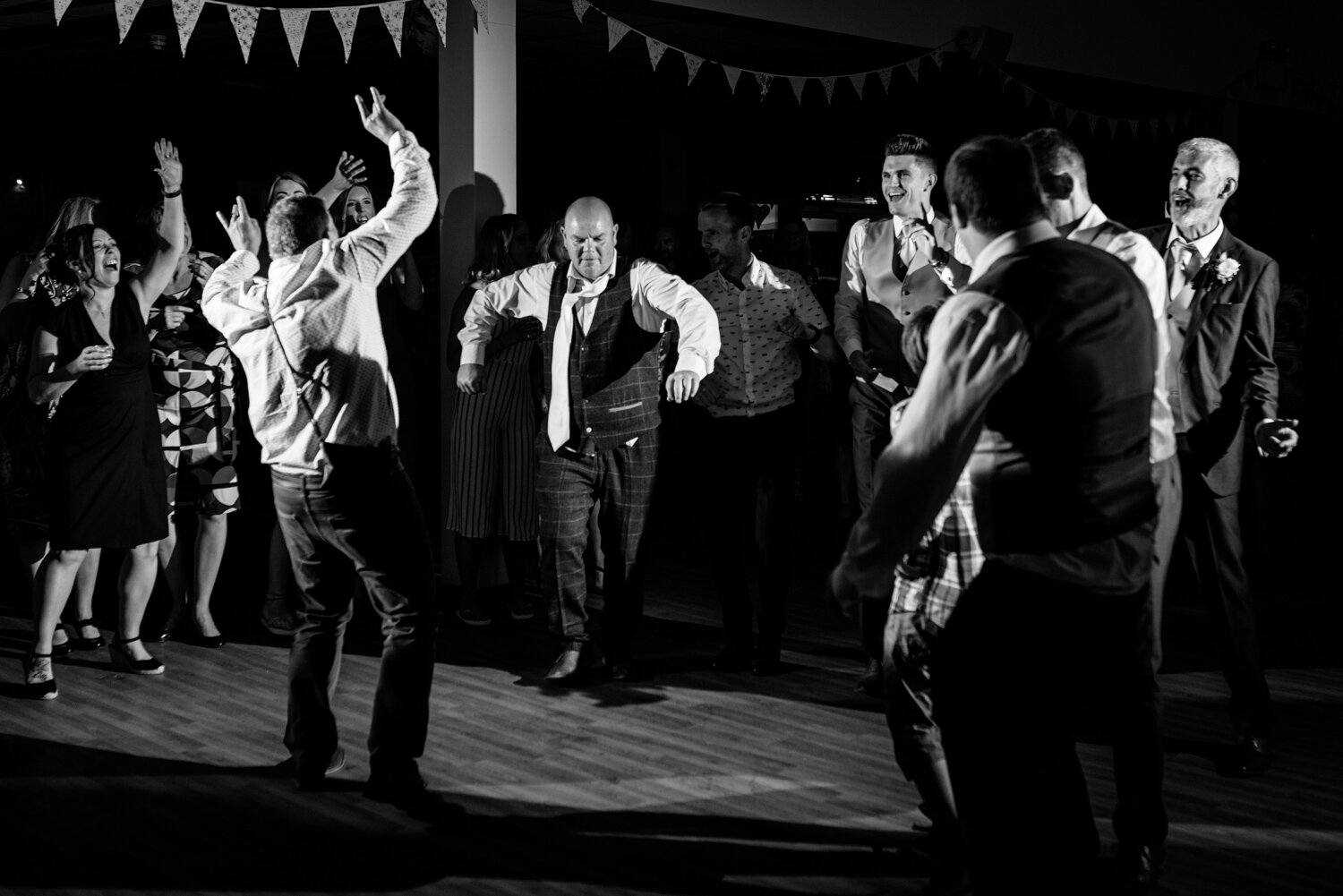 Dancing at wedding at Royal Welsh Showground