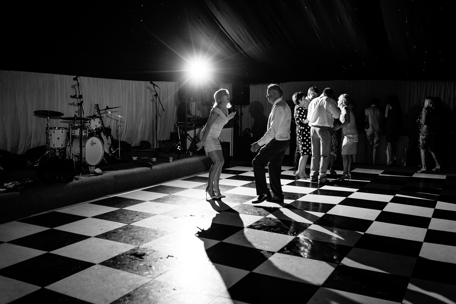 Dancing at wedding party