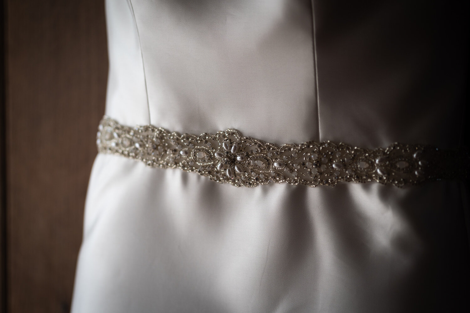 Wedding dress detail