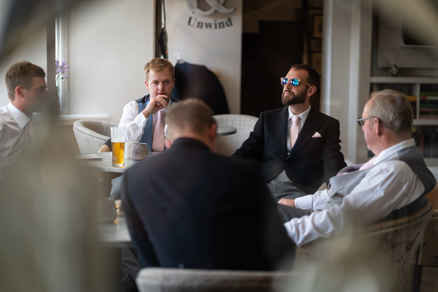 Groomsmen at Foyles of Glasbury