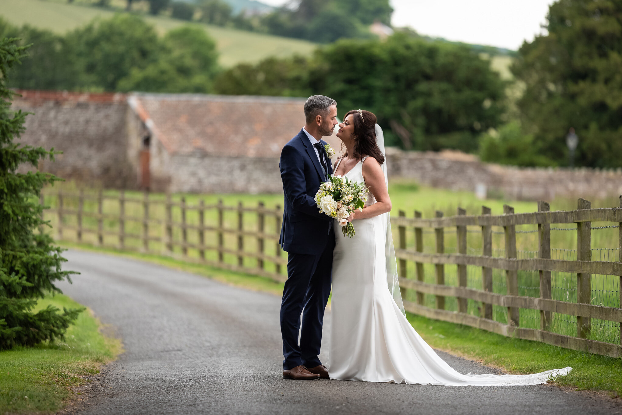 ride and groom at Peterstone Court