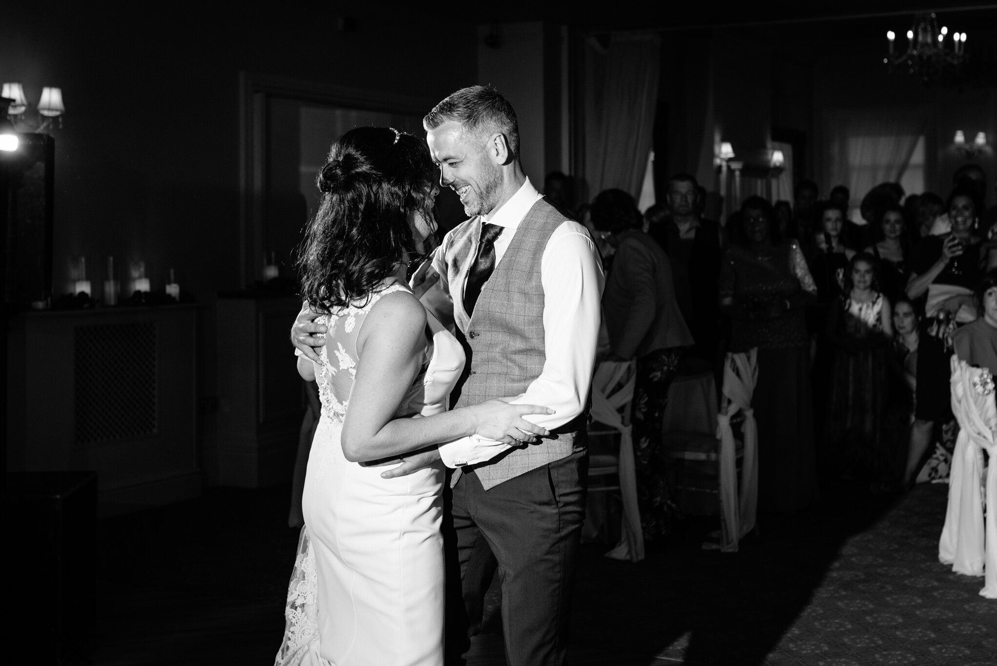 Bride &amp; groom first dance at Peterstone Court