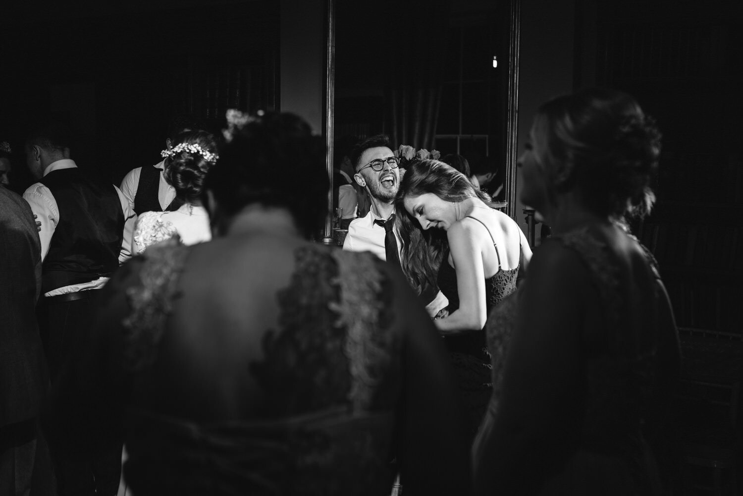 Dancing at Brooks Country House wedding