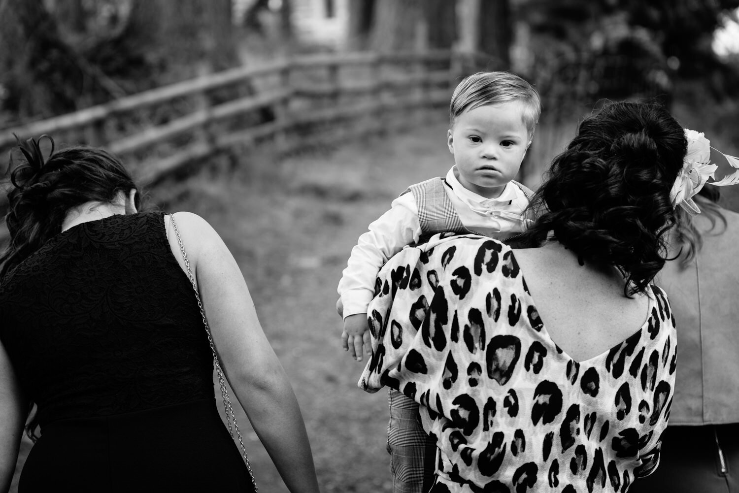 Little boy at Elan Valley church