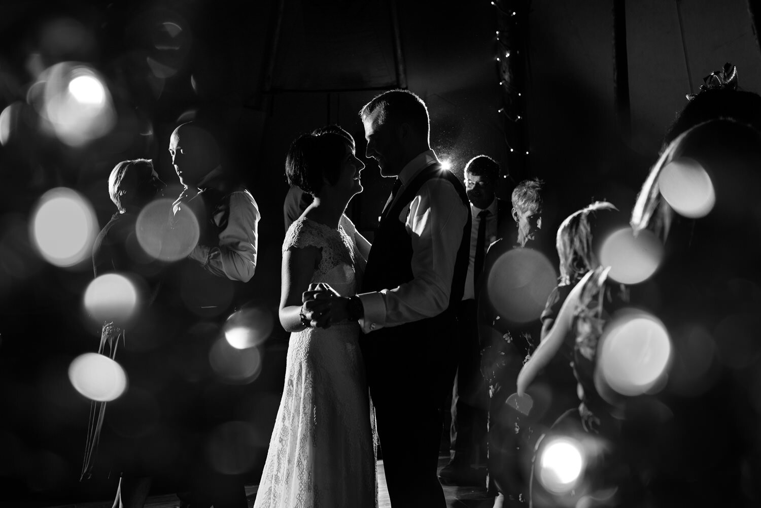 First dance at Powys wedding