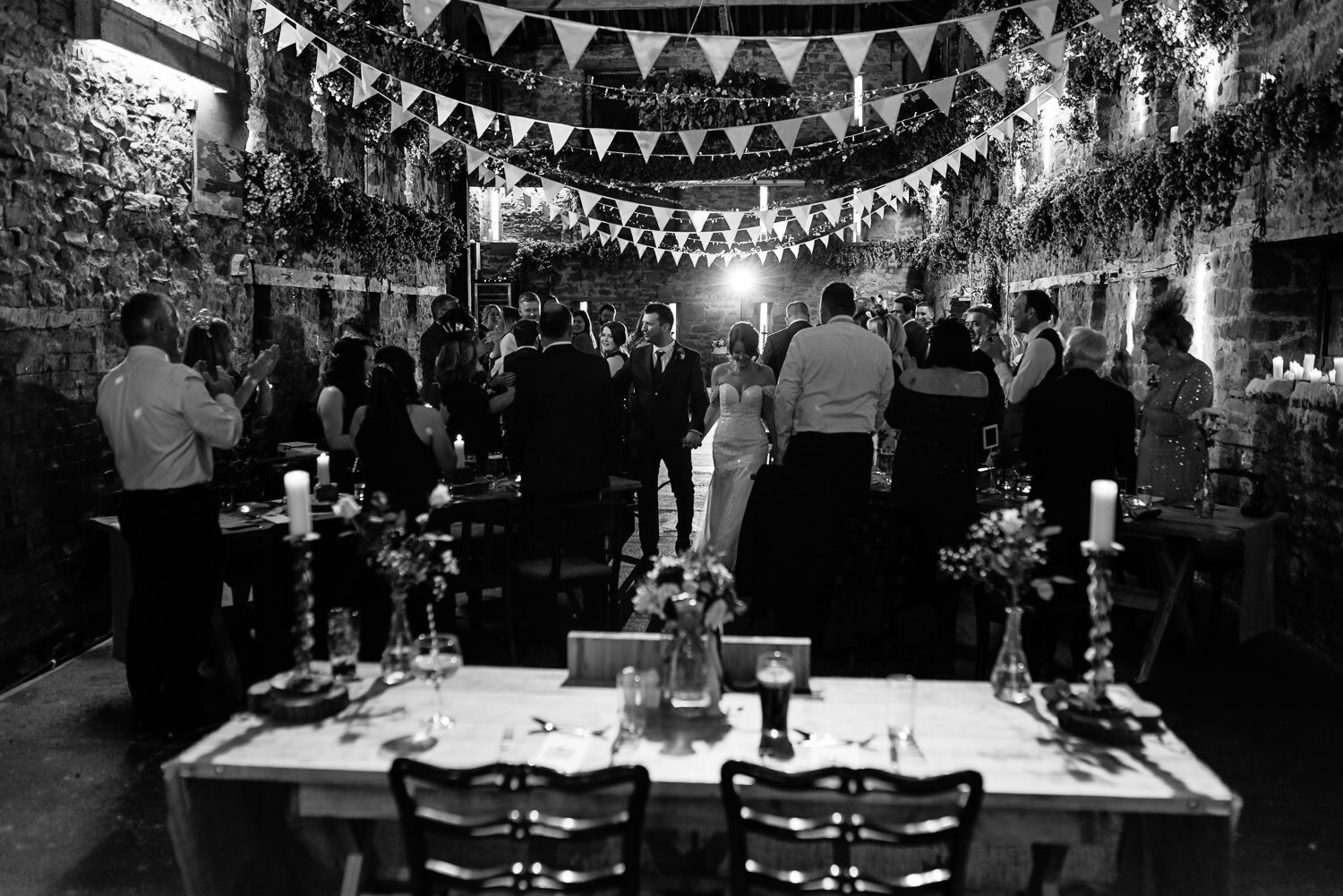 Awesome wedding barn at Lyde Court