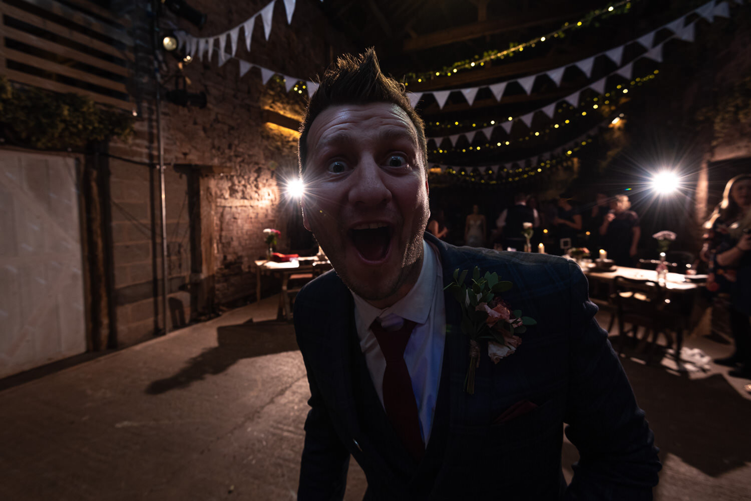 Lyde Court wedding party