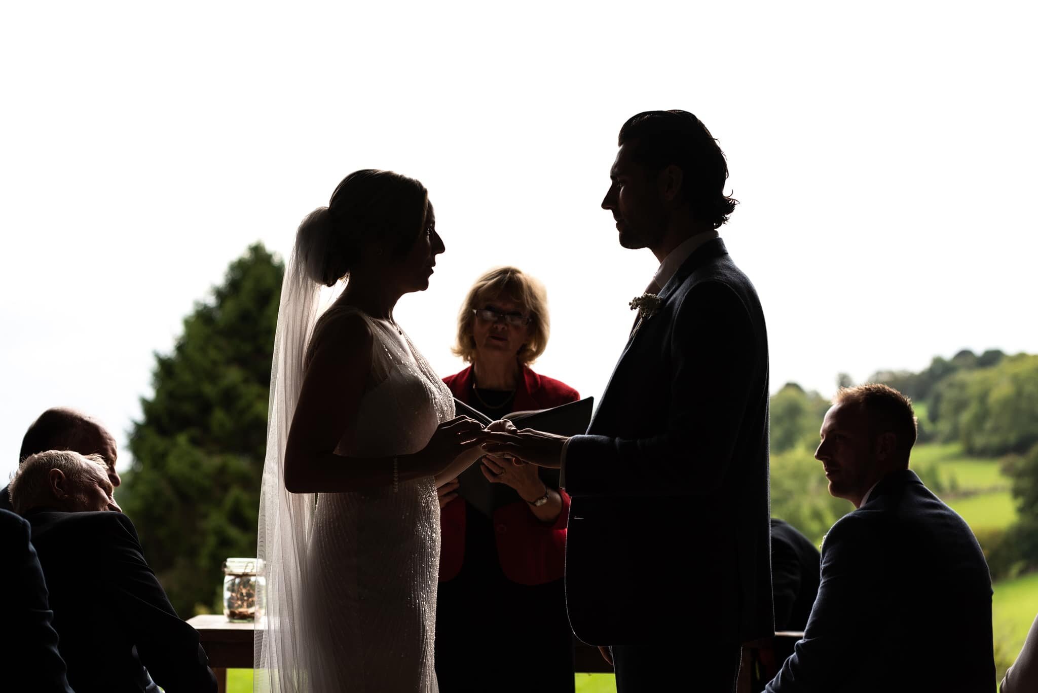 Wedding Vows at Sugar Loaf Barn