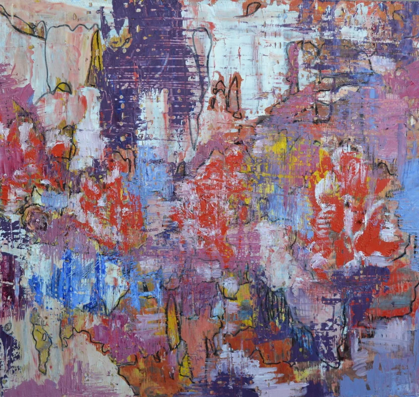 Unraveling October 24 x 22 inches, Oil on wood, 2013