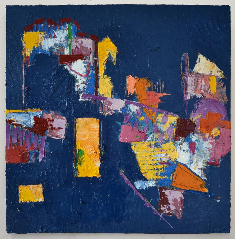 More Than What It Is 24 x 24 inches. Oil Paint & Oil Pastel on Wood, 2016 ( AVAILABLE )