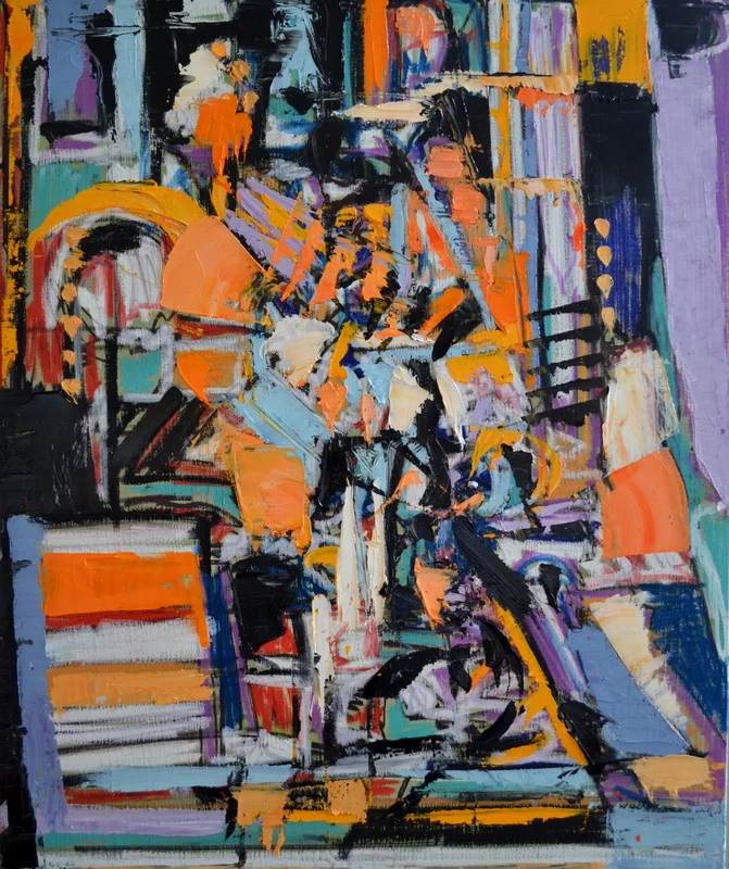 Looking Back 30 x 24 inches; Oil on Canvas, 2014 (SOLD)