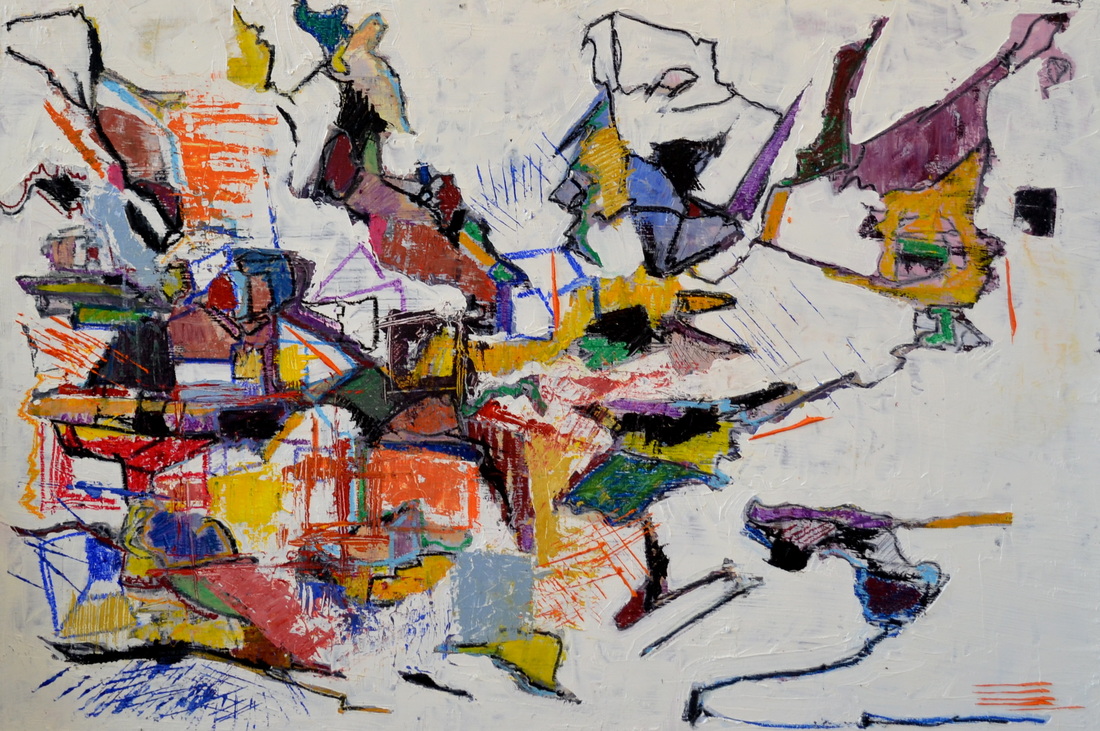 Start Over 24 x 36 inches, Oil on wood, 2013 ( SOLD )