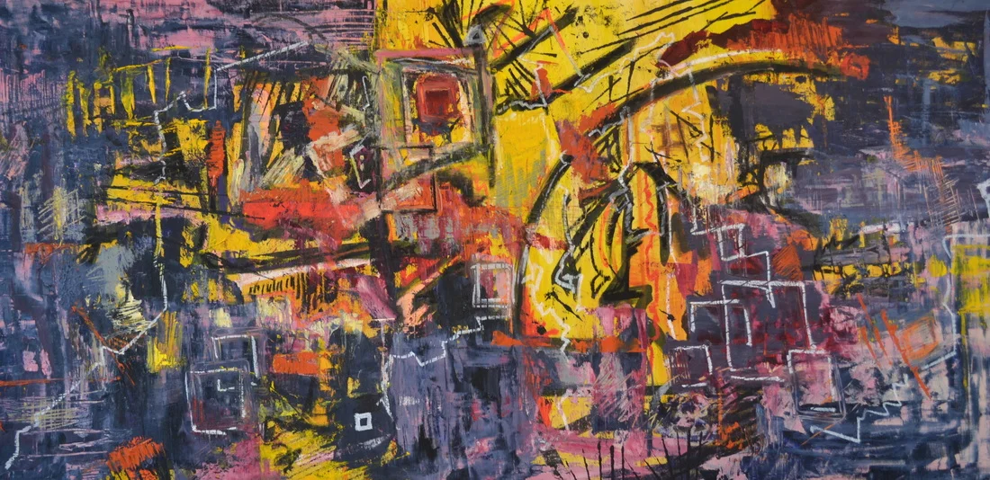 Some Kind 20 x 40 inches, Oil on wood, 2013 ( AVAILABLE )