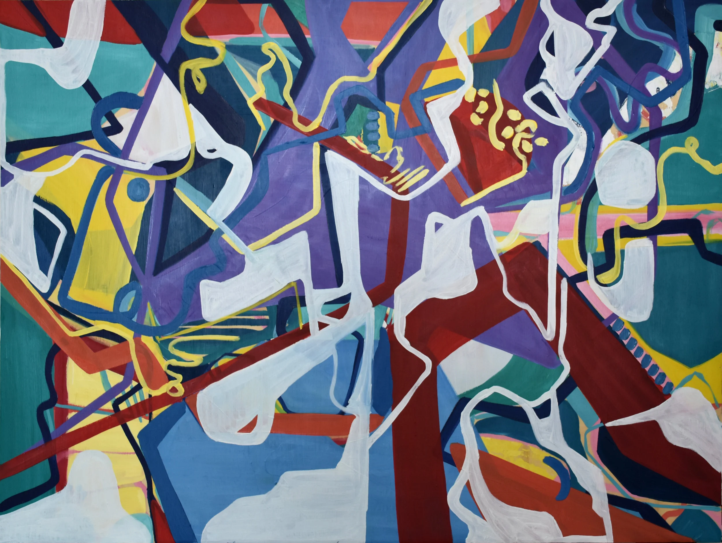 The Idea of This 36 x 48 inches. Oil on Wood, 2018