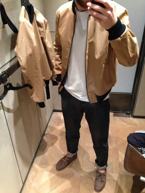 Dries van Noten bomber jacket, APC jeans, and T by Alexander Wang shirt. Filed under "reasons to all-night for that A- in Accounting"