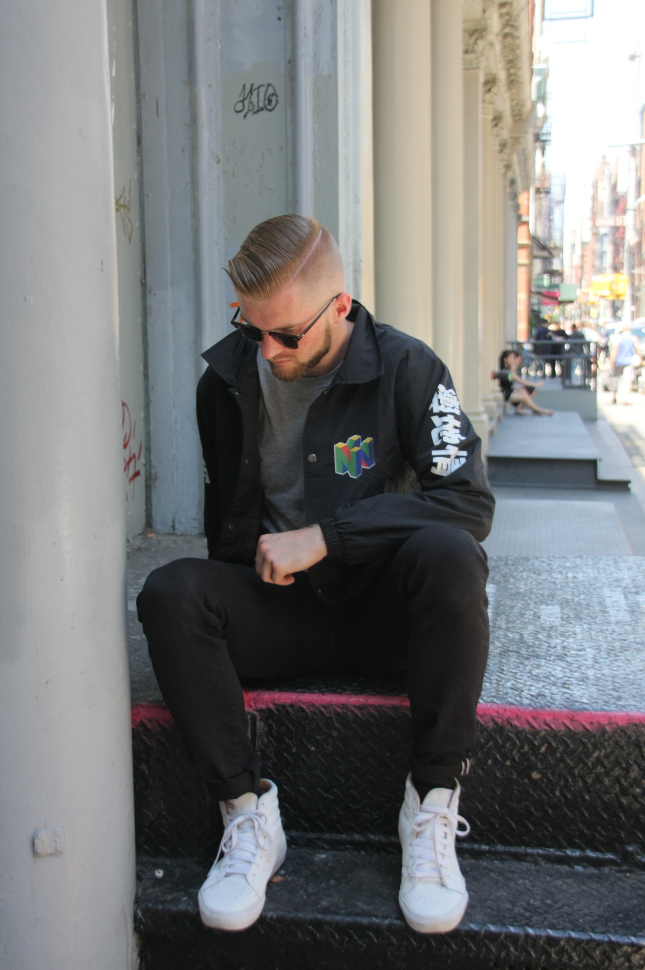 Agora Clothing/Uniqlo/Uniqlo/Vans/Ray-Ban (photo credit: Kristen Lovely)