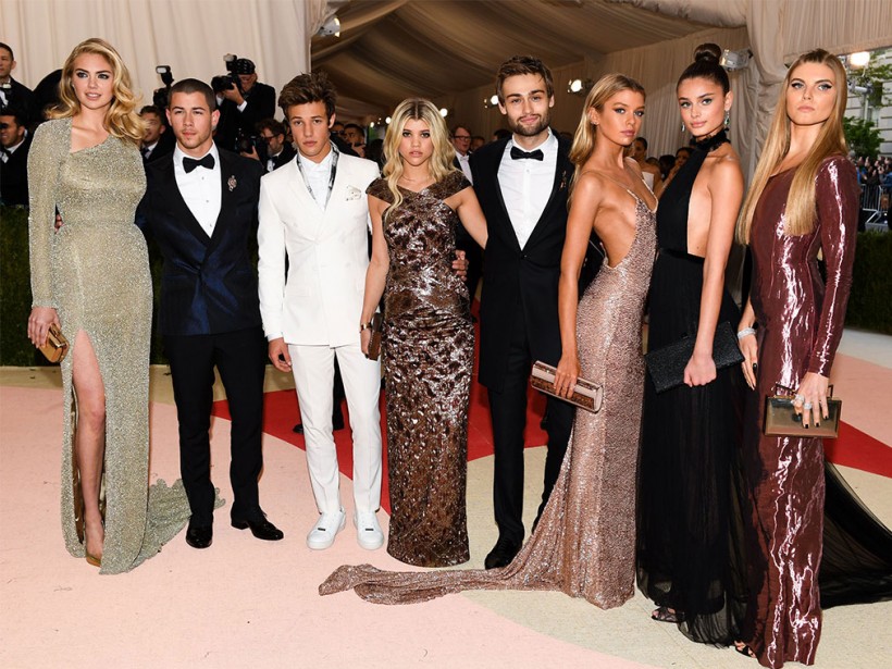 The beautiful people making pouty faces? Isn't that also what fashion is about?