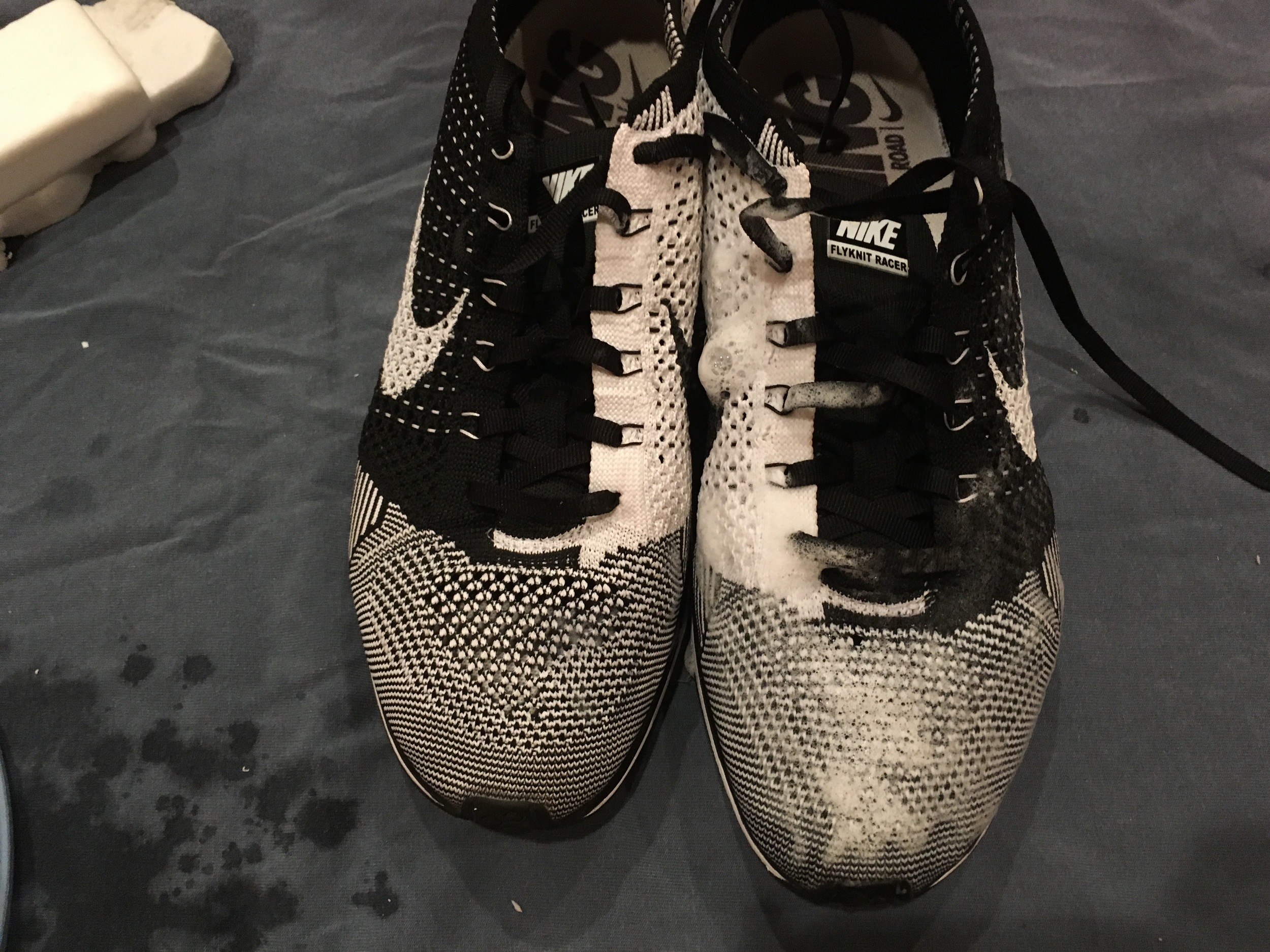 how to clean flyknit shoes