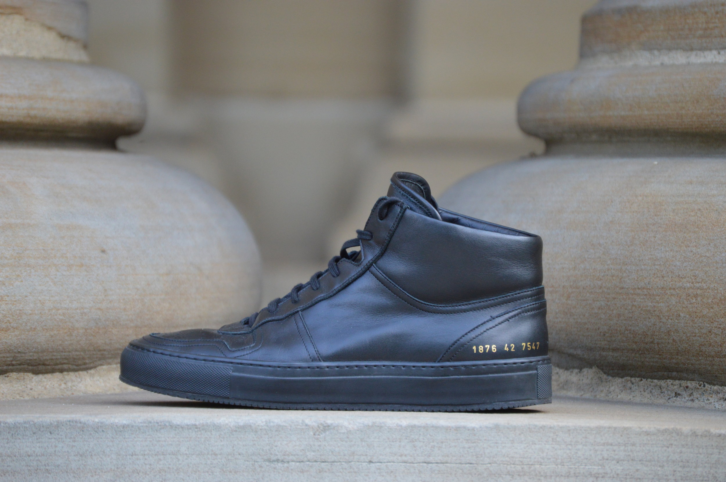 common projects high top sneakers