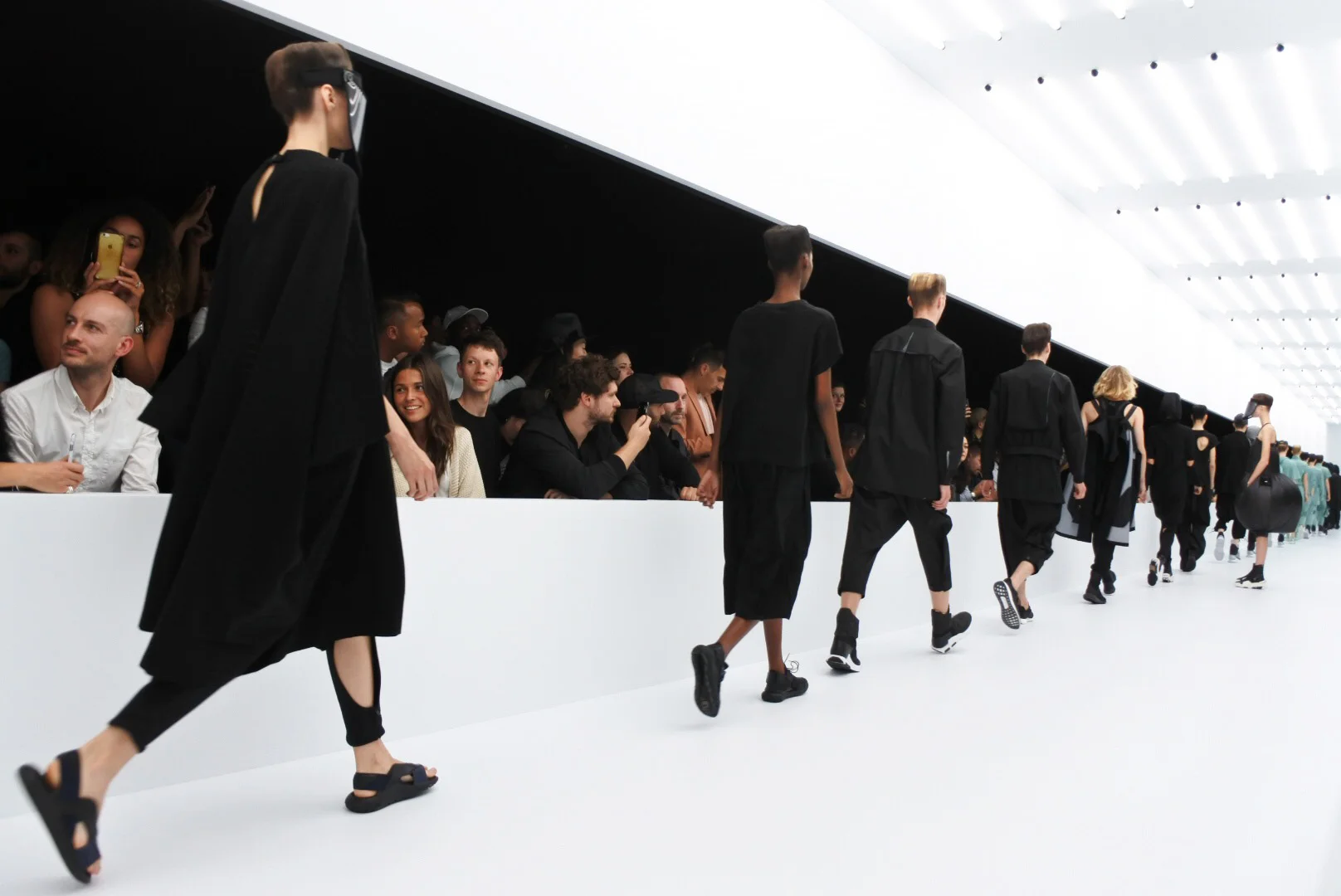 Y-3's Spring/Summer 2017 show in Paris, France 