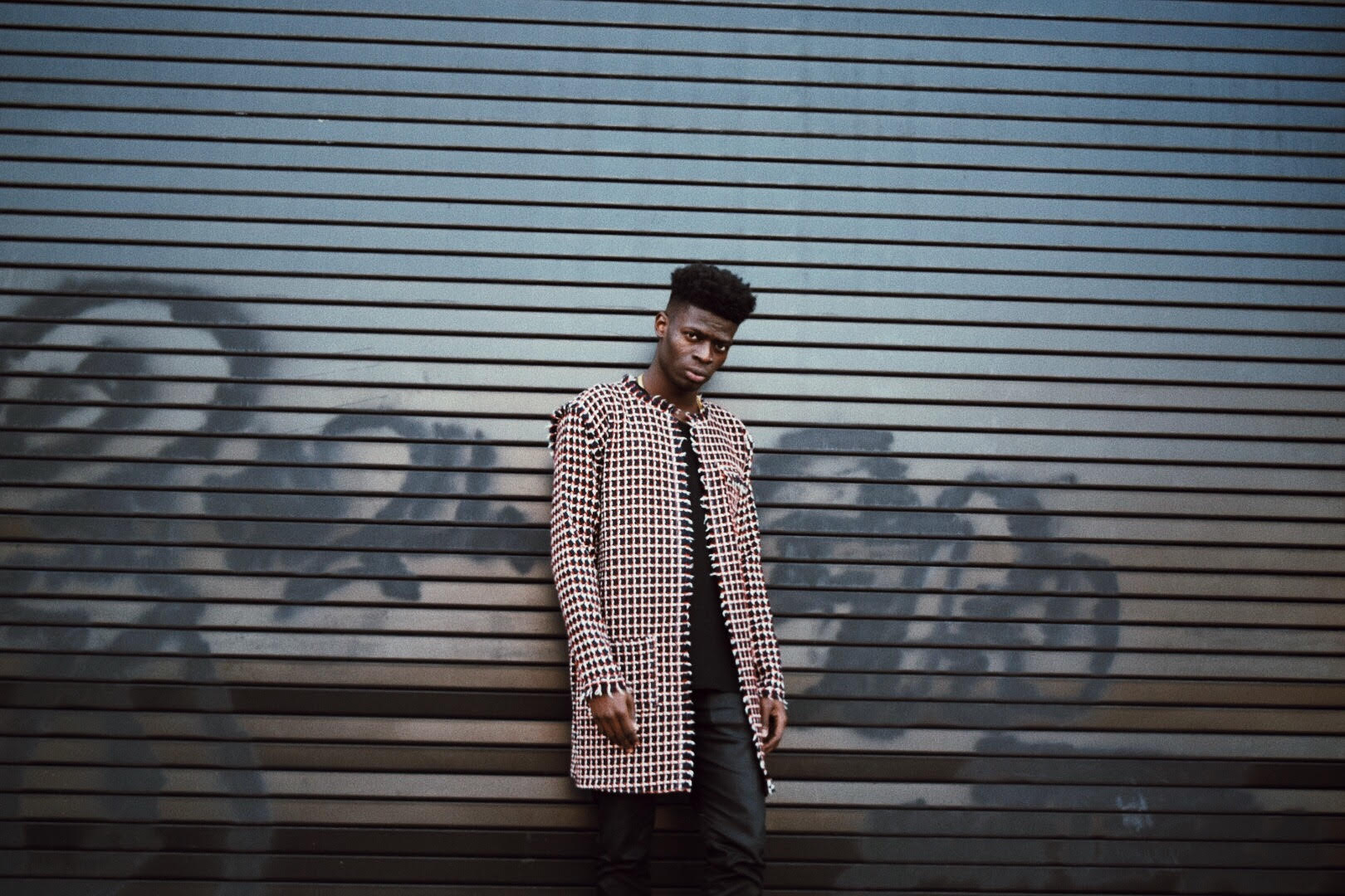 A tweed coat from the Zwade Devenish men's collection (photo courtesy of the designer)