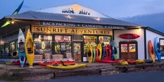 Sunrift Adventures at sunset.
