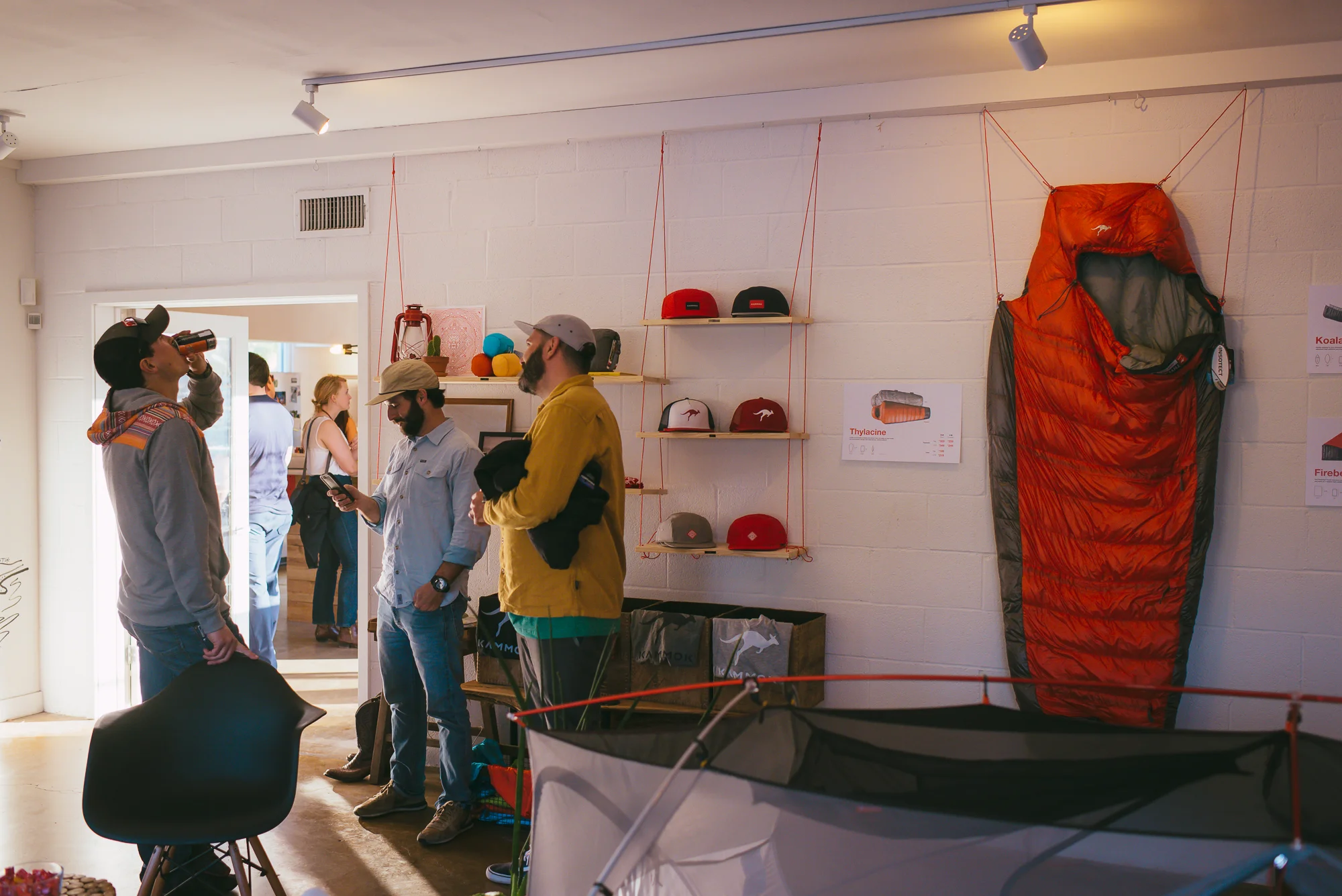 Kammok Gear Shop debut, swing by this week from 11-6 pm!