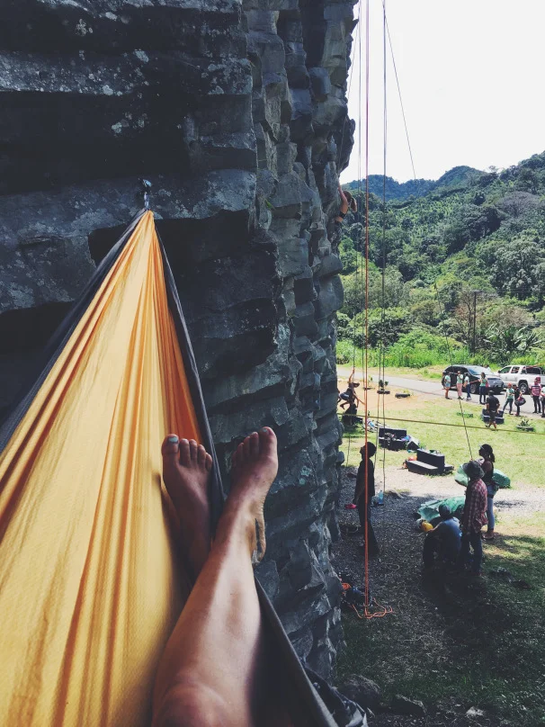 Local climbing crag in Boquete, Panama