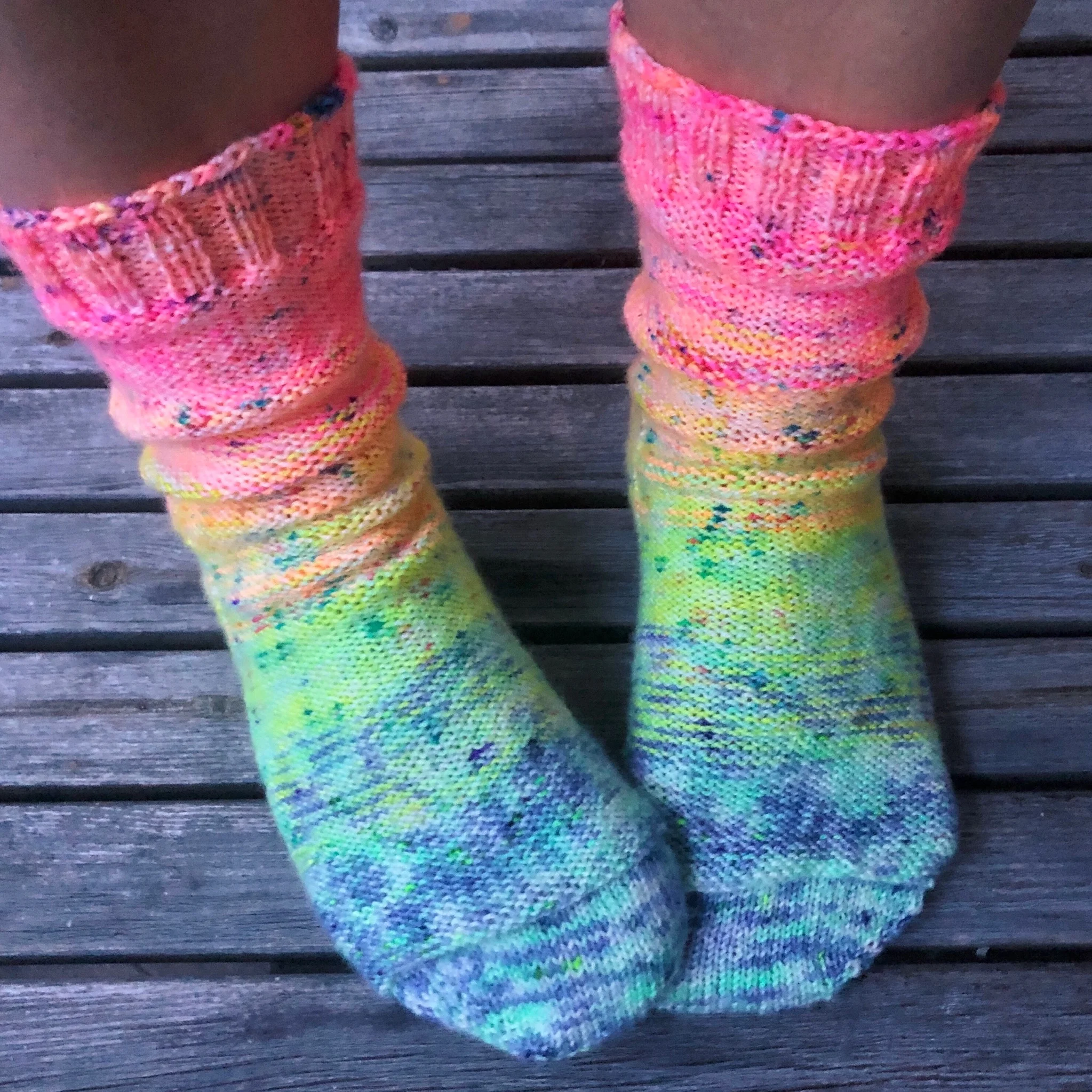 Fluorite Socks