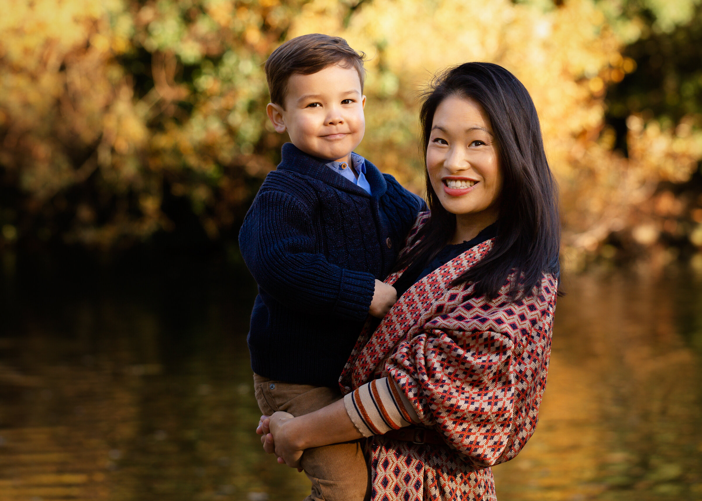 Mother and son