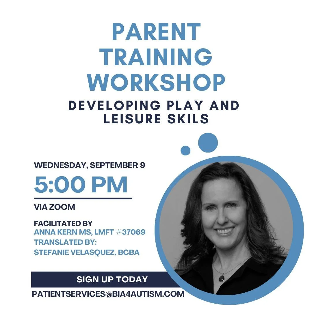 Join Us! September&rsquo;s Parent Training Workshop is here!