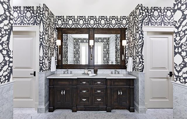 Double sinks are what dreams are made of.

#interiordesign #designer #petrellainteriors #designdetails #inspiration #bathroomdesign #bathroomdecor