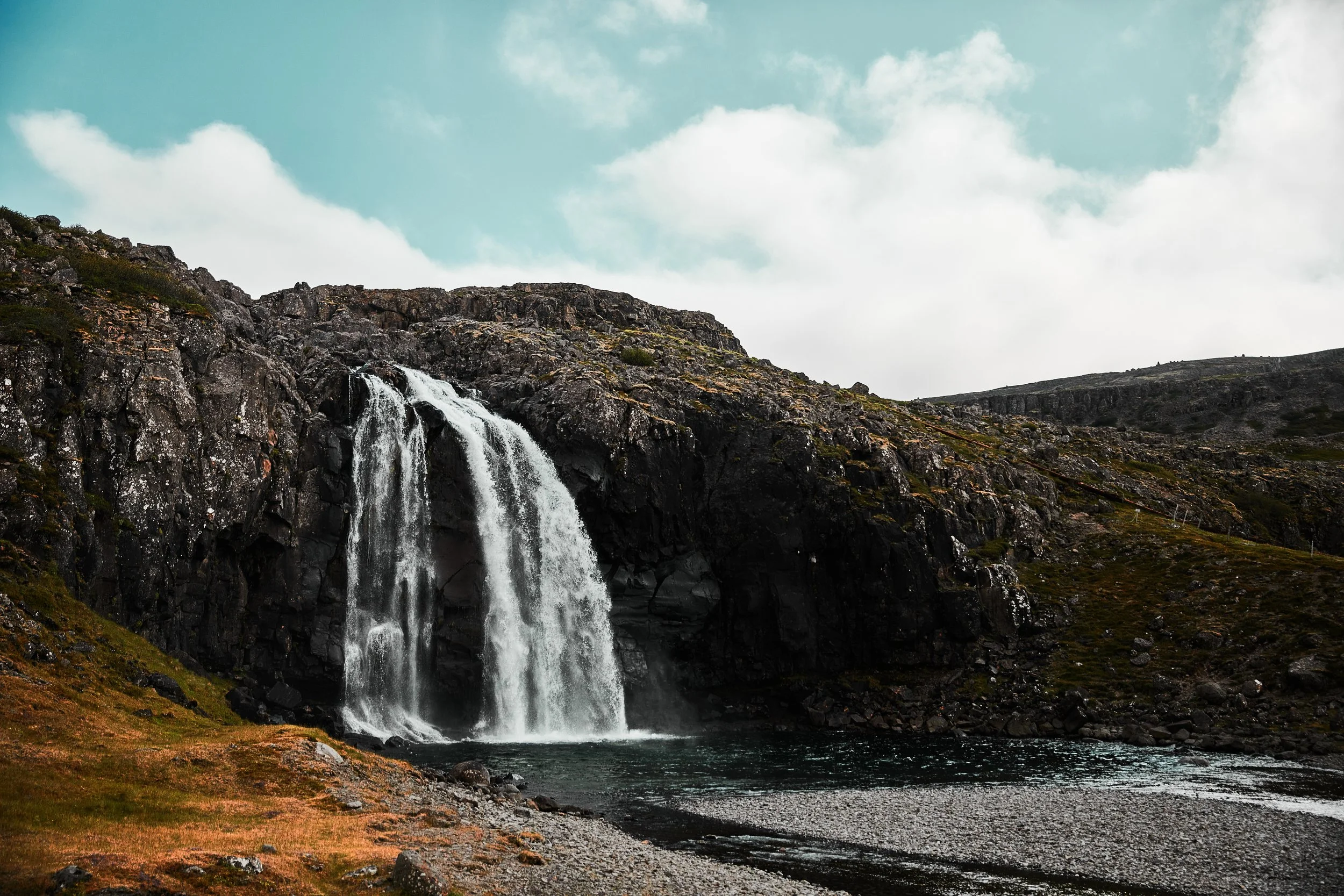 Waterfall in Iceland