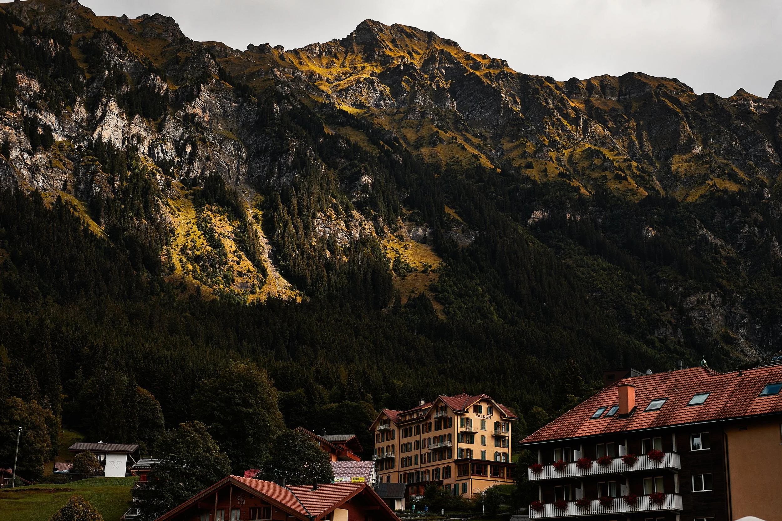 Mountains around Wengen, Switzerland