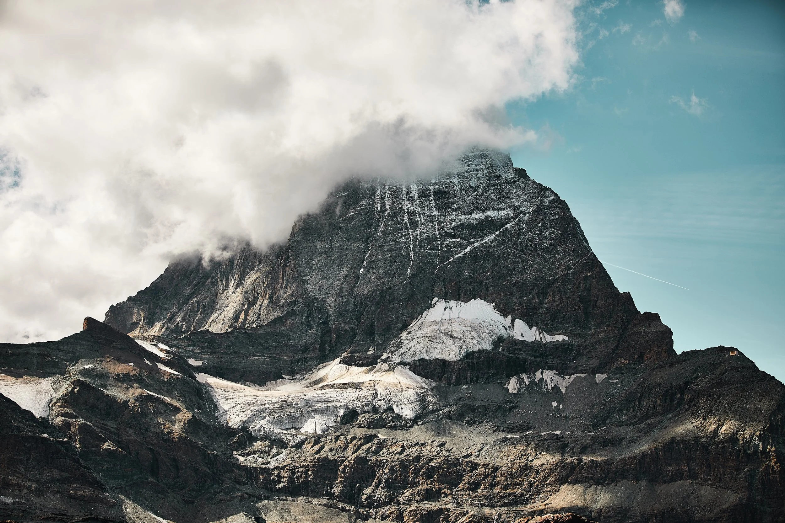 Swiss Alps in the Clouds