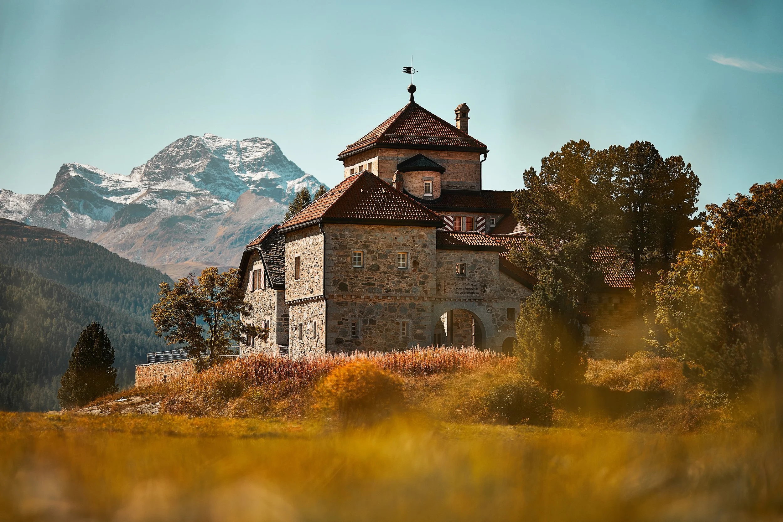 Chateau, Engadin, Switzerland