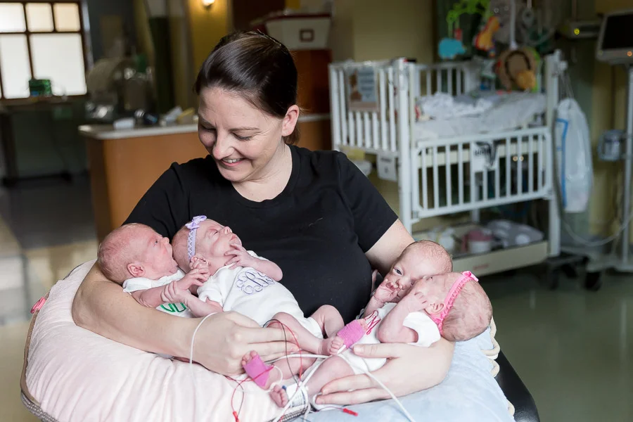 Meet the Queen City Quints | 27 Weeks | NICU Portraits | Charlotte, North Carolina NICU Photographer | Krista Gantt Photography