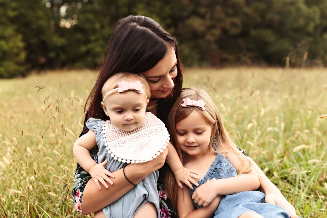 Mother Daughter Rural Country Session | Family Portraits | Charlotte, North Carolina Newborn Photographer | Krista Gantt Photography