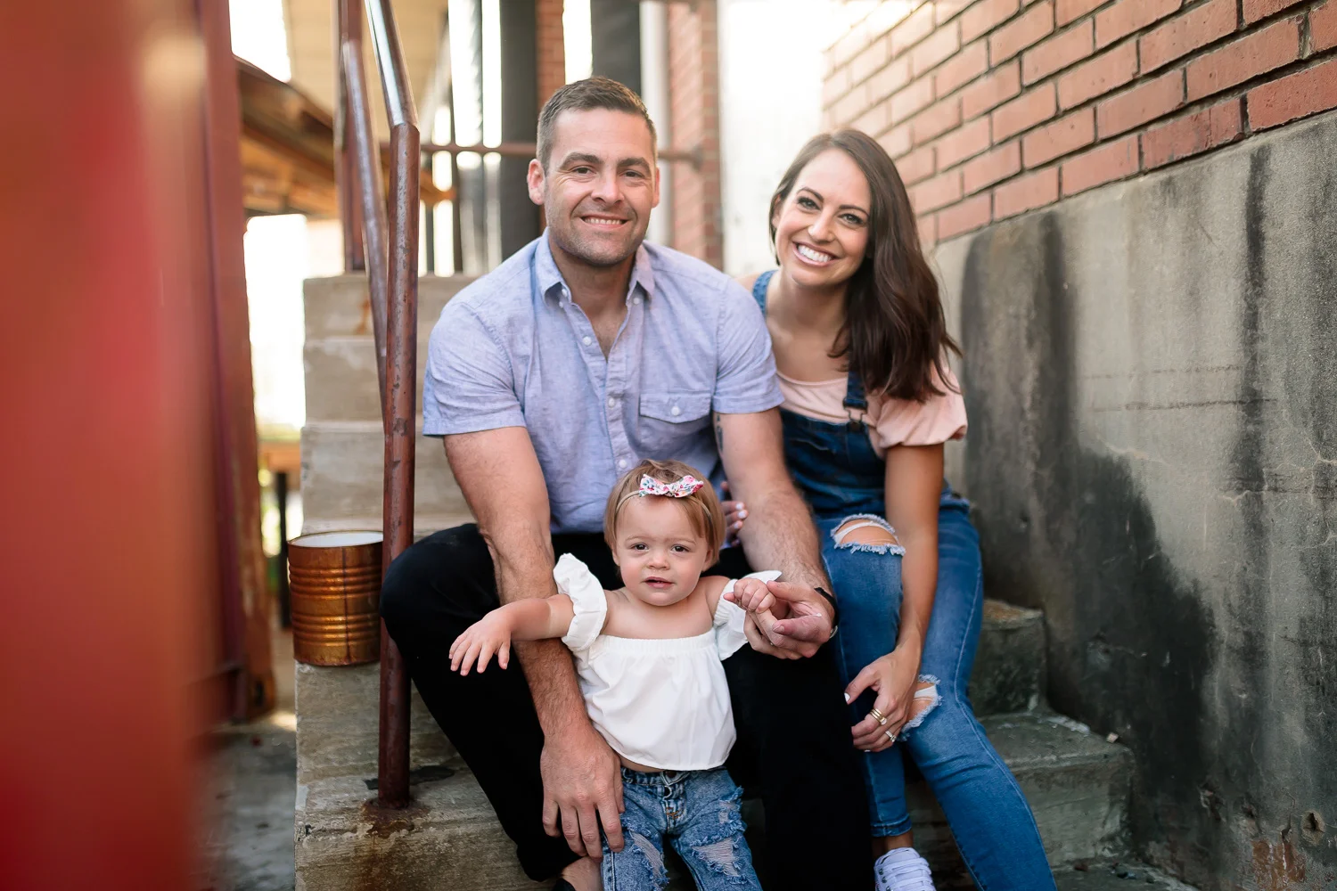 Urban One Year Session | Charlotte Newborn Photographer | Camp North End | Krista Gantt Photography