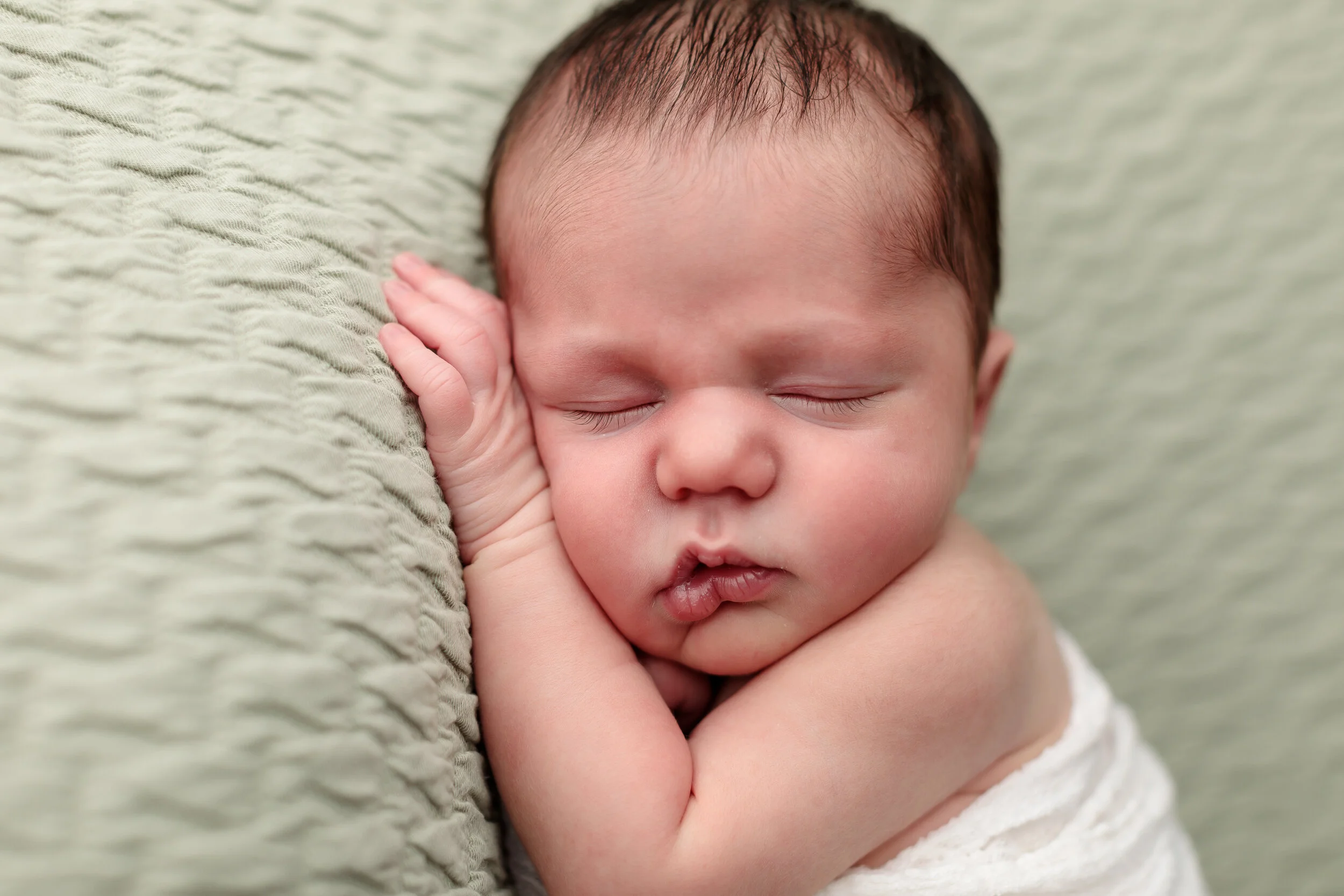 Christian | Newborn Portraits | Charlotte Newborn Photographer | Krista Gantt Photography