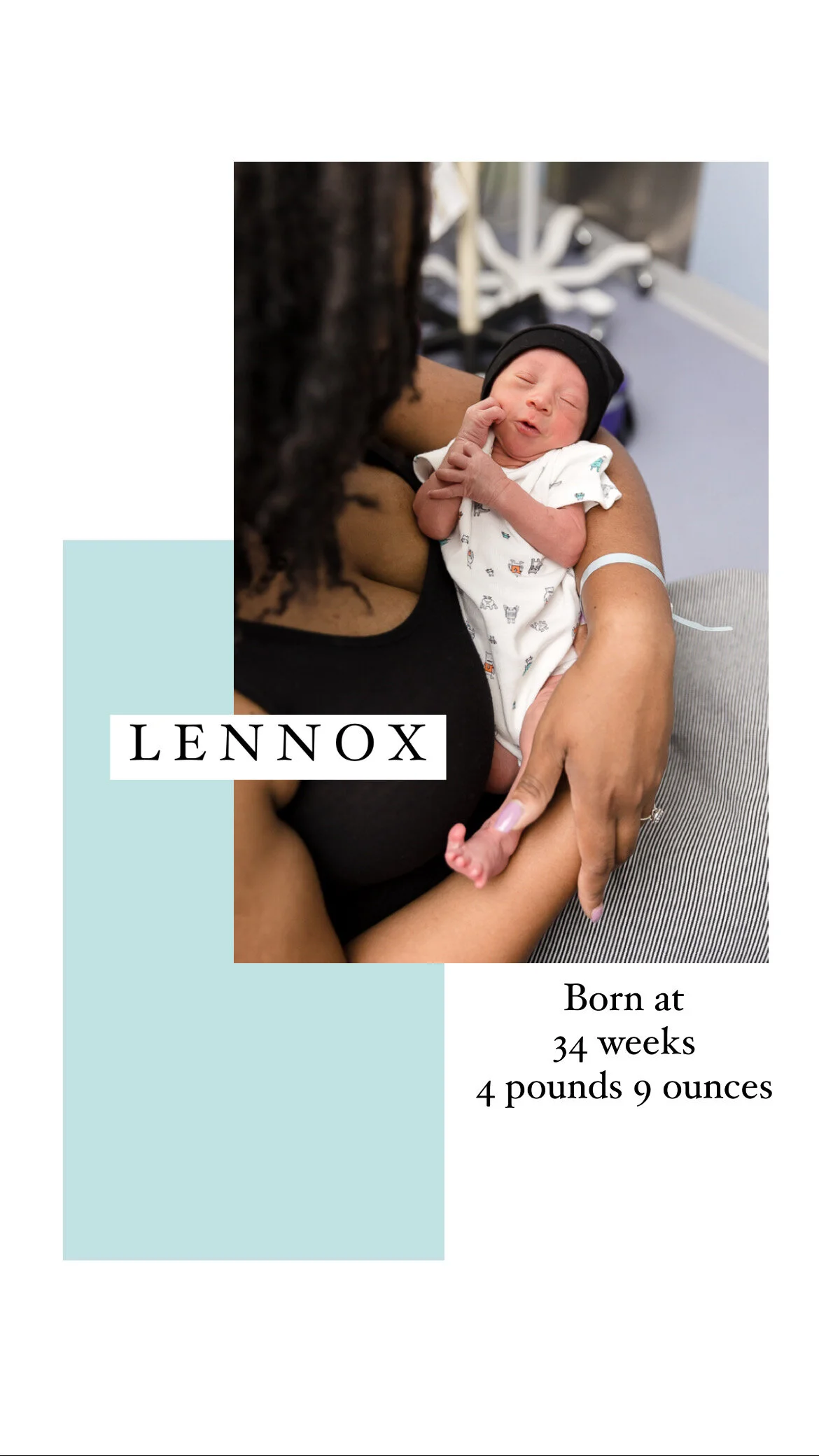 Lennox  | 34 Week Preemie | NICU Portraits | Charlotte, North Carolina | Krista Gantt Photograph