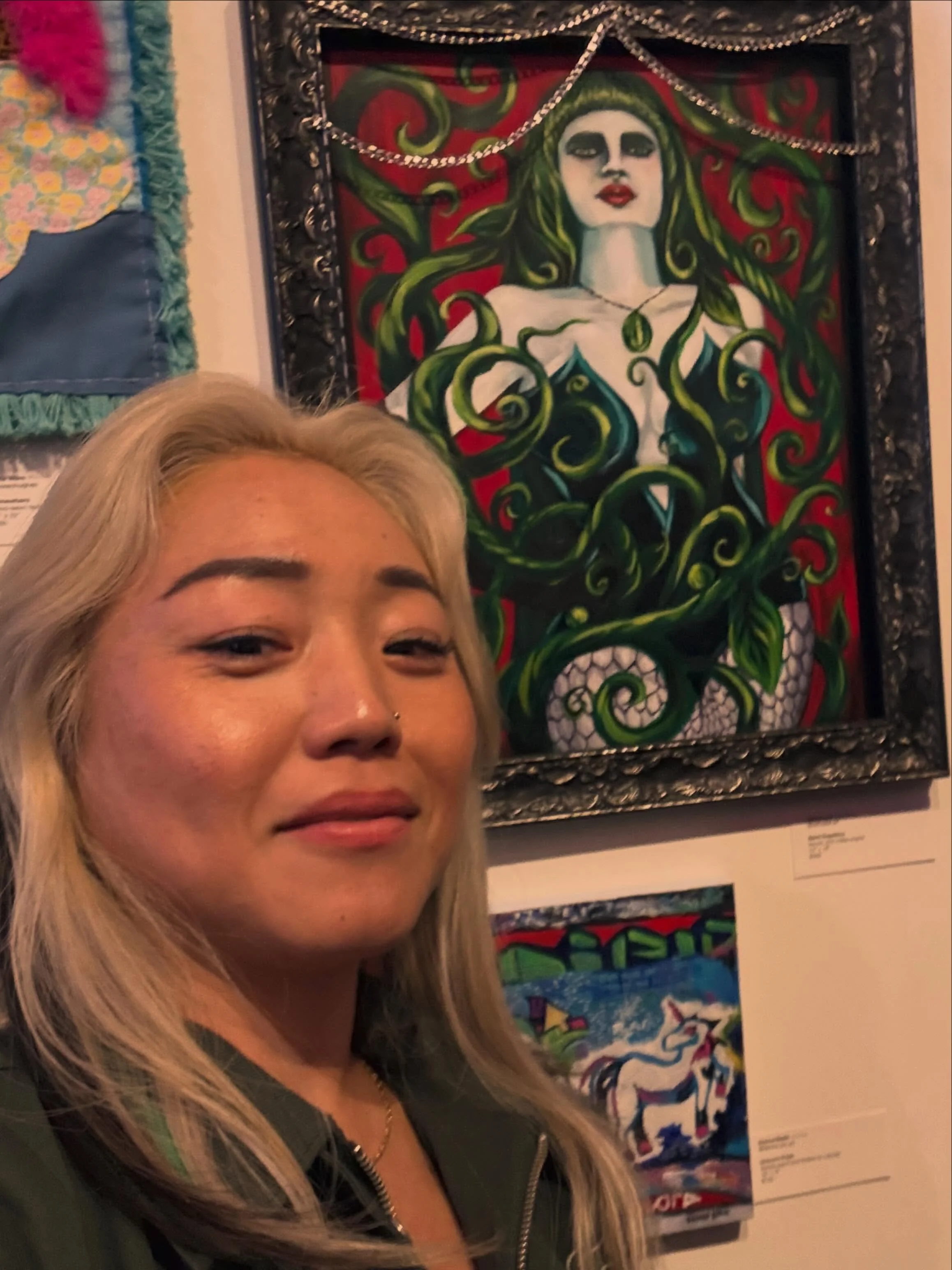 SO Happy to be a part of this years PRIDE ART SHOW at Rosebud Gallery! 🌹✨🏳️&zwj;🌈@rosebudgallerysf + @_elvis_on_velvet_ hosts 3rd Annual Affordable Pride Show 100 artists. One queer-ass gallery All artwork priced $399 and under. With folks trying 