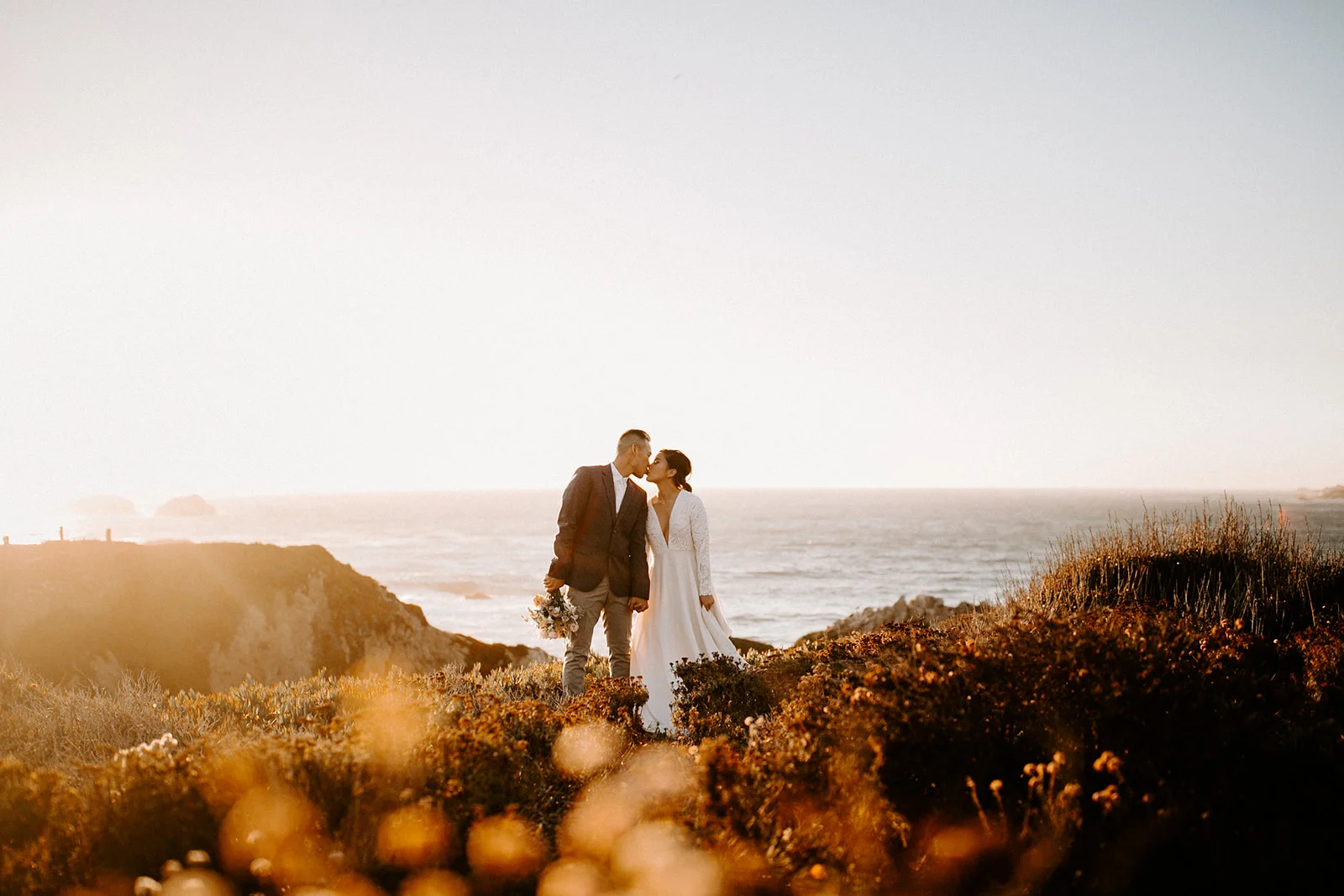 Need some inspiration for a bridal session? Click to browse through this Big Sur Bridal Session with Yen and James, photographed by Dawn Charles, Oregon based photographer and educator